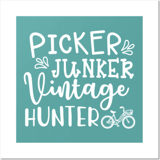 Picker Hunter Vintage Hunter Antique Thrifting Reseller Cute Posters and Art